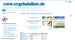 Desktop Screenshot of ergebnisliste.de